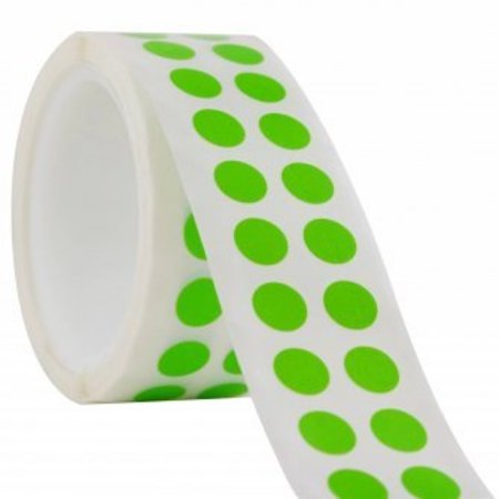 DIVERSIFIED BIOTECH Tough-Spots, 3/8" Dia, Green, 1000/pk, 1000PK 247106G